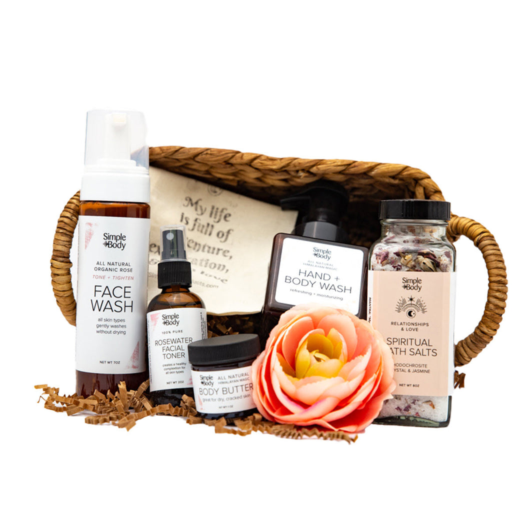 Simple Body - Gift Basket - Rose Lovers