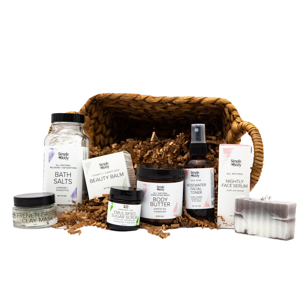 Simple Body Gift Basket Pamper Extra