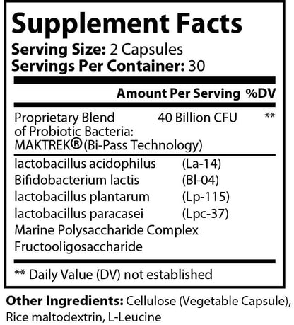 Superior Probiotic 40 Billion CFU